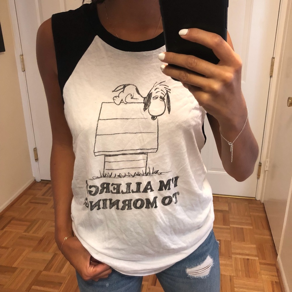 Graphic Tee in White